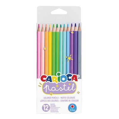 Carioca, творчески комплект моливи, 12 цвята, молив, моливи, цветни моливи, моливи за рисуване, творчество с моливи, ученик, ученици, училище  