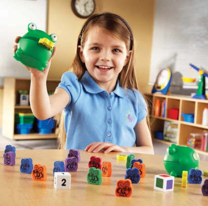 Learning Resources, Забавна игра, Нахрани жабката, детска игра, гумени жаби, гумена жабка, жаба, жабка, игра, игри, играчка, играчки