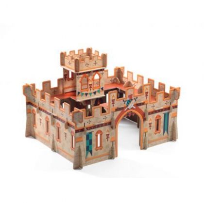 Djeco, 3D средновековен замък, средновековен замък, замък играчка, детски замък, замък, игра, игри, играчка, играчки