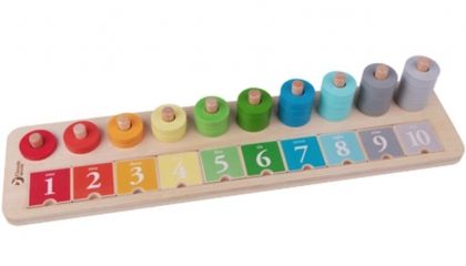 Classic World, дървена образователна дъска с числа, игра с числа, дъска с числа, числа за подреждане, числа, игри с числа, игра, игри, играчка, играчки  