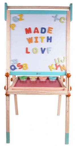 Classic World, стояща дъренна дъска за рисунане с магнитни букви, дъска, дъска за рисуване, дъска за учене, ученик, ученици, училище, игра, игри, играчка, играчки 
