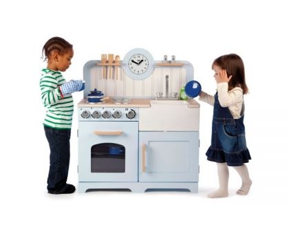 Bigjigs, Детска кухня, Кънтри, кухня за деца, дървена кухня, кухничка, детска кухничка, кухня, кухни, готвене, игра, игри, играчка, играчки
