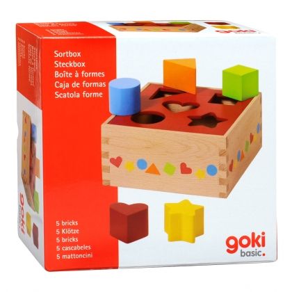 Goki, кутия, за, сортиране, 5, части, играчка, играчки, игри, игра