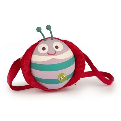 Oops, 3D чантичка, кръгла чанта, калинка, детска чанта, детска чантичка, чантичка за през рамо, чанта за през рамо, чанта охлюв, чанта, чантичка
