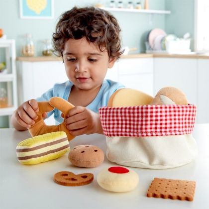 Hape, кошница със хлебчета за малки деца, детска кошница, кошници, кошница, печива, печени изделия, детски печени изделия, игра, игри, играчка, играчки 