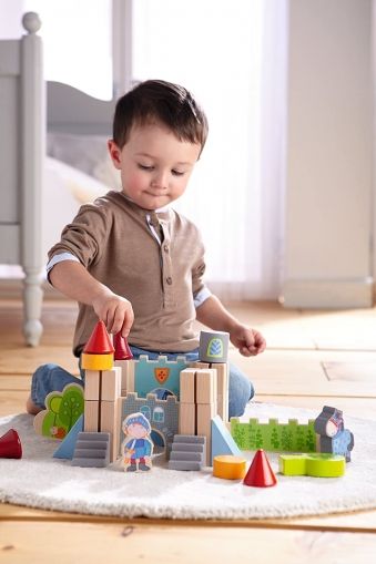 Haba, дървени кубчета, замъкът на рицарите, кубчета, детски кубчета, детски пъзел с кубчета, пъзел с кубчета, puzzle, puzzles  
