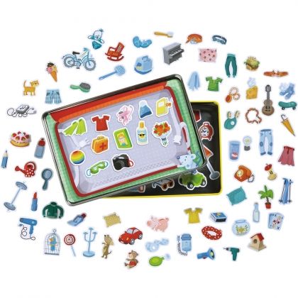 Haba,  магнитна настолна игра, опаковам куфара, куфар, куфари, детска магнитна игра, игра, игри, играчка, играчки  