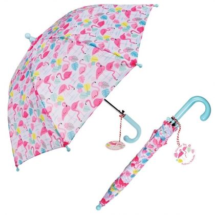 rex london, детски чадър, фламинго, чадър за деца, дъжд, дъждовно, чадър