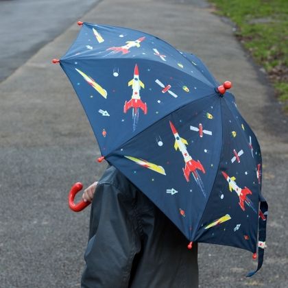 rex london, детски чадър, космос, чадър за деца, дъжд, дъждовно, чадър