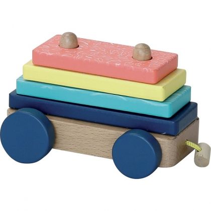 Vilac, дървена играчка за дърпане и сортер, влакче, влакче за дърпане, играчка да сортиране, сортер, сортери, игра, игри, играчка, играчки 