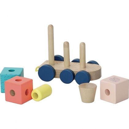 Vilac, дървена играчка за дърпане и сортер, влакче, влакче за дърпане, играчка да сортиране, сортер, сортери, игра, игри, играчка, играчки 