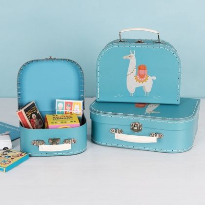 Rex London, Три куфарчета за съхранение, Ламата Доли, куфарчета за съхранение, куфар, куфарче, детско куфарче