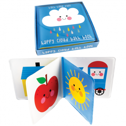 Rex London, Бебешка книжка за баня, Щастливият дъждовен облак, бебешка книжка, детска книжка, книжка за баня, непромокаема книжка, игра, игри, играчка, играчки