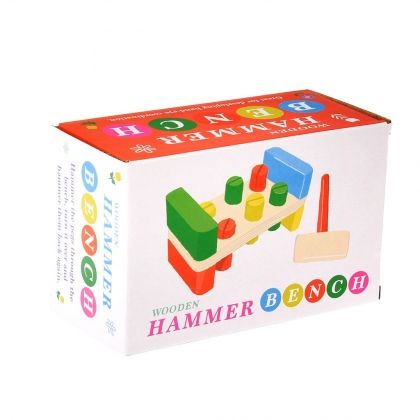 Rex London, Дървена игра с чукче, Многоцветна, дървена игра, игра с чукче, детска игра, игра, игри, играчка, играчки