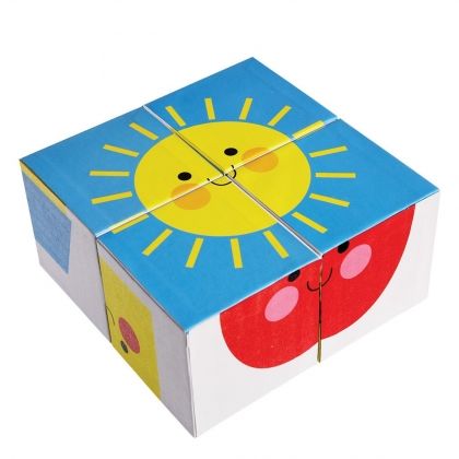 Rex London, Детски пъзел с кубчета, Щастливият дъждовен облак, детски пъзел, пъзел с кубчета, детски кубчета, игра, игри, играчка, играчки
