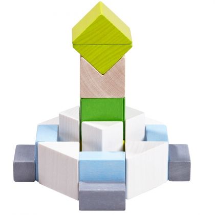 Haba, Дървена немска мозайка с шаблони, 36 части, дървена мозайка, дървен конструктор, мозайка с шаблони, конструктор с шаблони, мозайка, конструктор, игра, игри, играчка, играчки