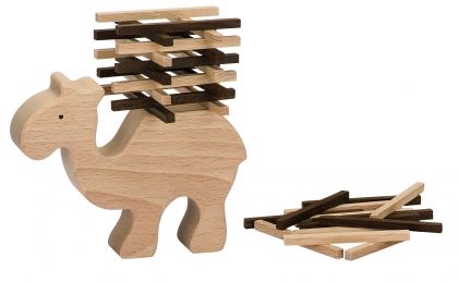 Goki, балансна игра, камила, игра за баланс, балансиране игри, дървена играчка, образователна играчка, играчка, играчки, игри, игра