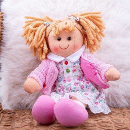 Bigjigs - Детска кукла - Попи - 25 см
