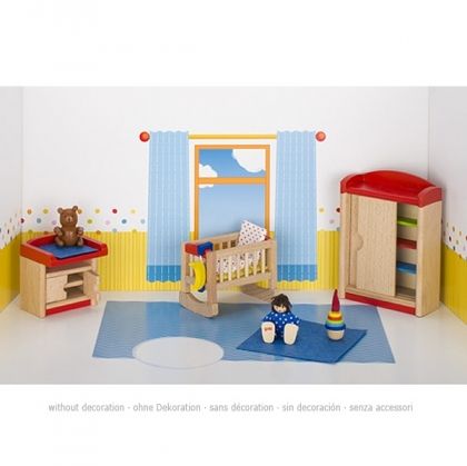 Goki - Обзавеждане за детска стая на къща за кукли 