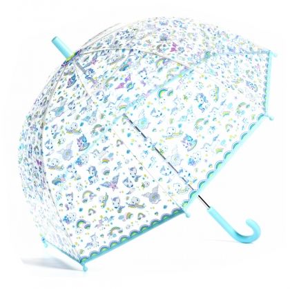 djeco, детски чадър, еднорози, чадър за деца, чадър, дъжд, чадър за дъжд, чадър за дъждовно време