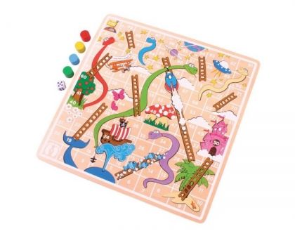 bigjigs, дървена игра, забавна игра, настолна игра, семейна игра, змии и стълби, детска игра, игра, игри, играчка, играчки