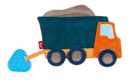 Sigikid, Мека играчка с гризалка за зъбки, Камионче, мека играчка, гризалка за зъбки, чесалка за зъбки, играчка за бебета, бебешка играчка, бебешки играчки, играчки за бебета, игра, игри, играчка, играчки