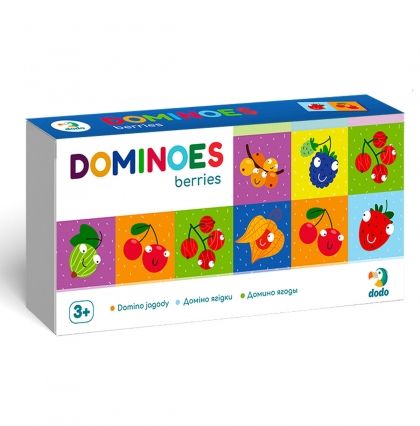Dodo, Картонено домино, горски плодове, детско домино, домино игра, игра домино, забавна игра, домино, детска игра, игра, игри, играчка, играчки