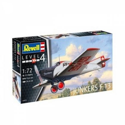 Revell, Сглобяем модел, Пътнически самолет Junkers F 13, самолет за сглобяване, самолет, сглобяем комплект
