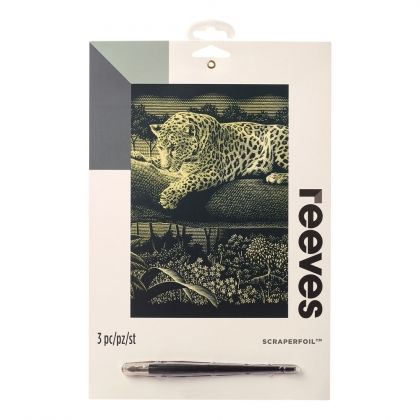 Reeves, творчески комплект за гравиране, леопард, комплект, гравиране, метална плочка за гравиране, коледна украса 