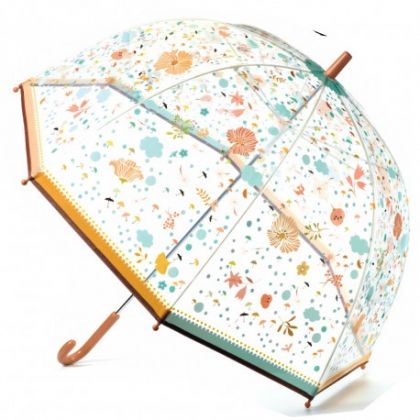 Djeco, Чадър за възрастни, малки цветя, чадър, дамски чадър, чадър за дъжд, чадър, чадърче