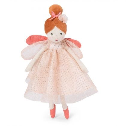 Moulin Roty, Мека кукла, Розова фея, мека кукличка, детска играчка, детски играчки, кукла, кукличка, игра, игри, играчка, играчки