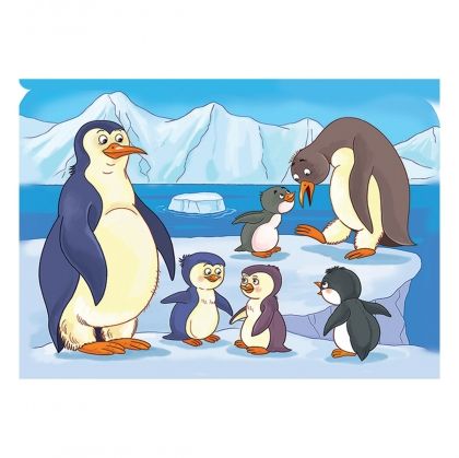 Авис, avis, Детски пъзел, семейство пингвини, 40 части, детски пъзели, пъзел за деца, пъзел, пъзели, puzzle, puzzles