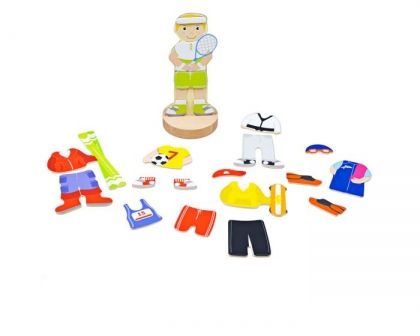Bigjigs, Магнитна кукла за обличане, активности, магнитна кукла, кукла за обличане, магнитна игра, дървена игра, детска играчка, детски играчки, игра, игри, играчка, играчки