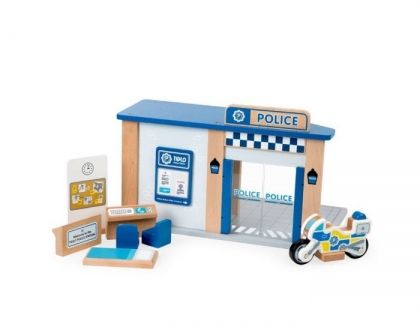 Bigjigs, Дървено полицейско управление, полицейско управление, дървена играчка, детска играчка, детски играчки, игра, игри, играчка, играчки