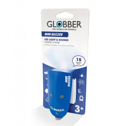 Globber - Фенерче с 15 мелодии за тротинетка или велосипед, Синьо