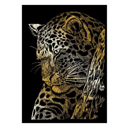 Royal&Langnickel, творчески комплект за гравиране, леопард, гравюра, гравиране върху метал, гравиране 