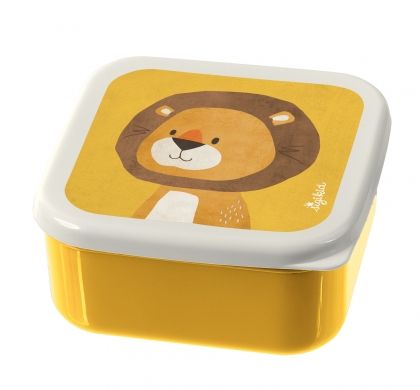 sigikid, кутия за обяд, лъвчета, кутия за храна, обяд, храна, кутия, пластмасова кутия за обяд