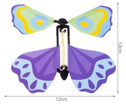 Летящи пеперуди на ластик - комплект от 3 броя 