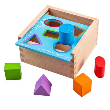 Bigjigs, дървен сортер, дървена играчка, дървени играчки, играчка от дърво, сортер, сортер с формички, цветен сортер, дървени формички, сортери