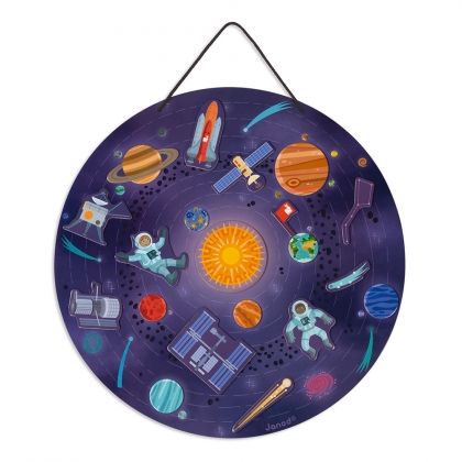Janod, образователна магнитна карта, слънчева система, магнит, магнити, магнитен, игра, игри