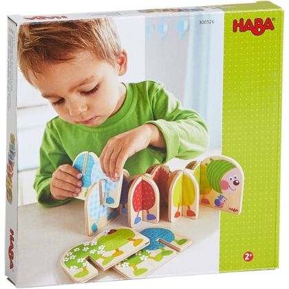 Haba, дървена играчка, дървена гъсеница, играчка за подреждане, логическа игра,  дървени игри, дървени играчки, цветна гъсеничка, цветна гъсеница