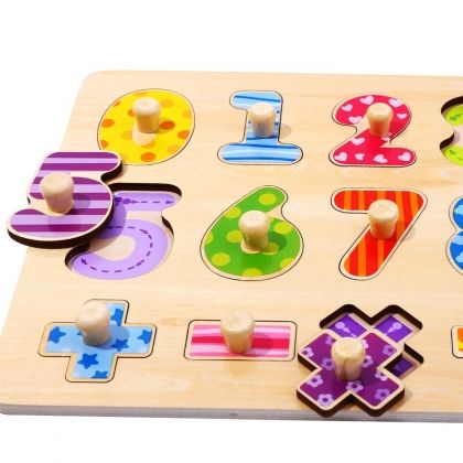 tooky toy, детски образователен пъзел, образователен пъзел, пъзел с цифри, пъзел с математически знаци, puzzle, puzzles, игри, играчка, игри