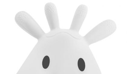 Скачаща гумена играчка - Бяла крава 