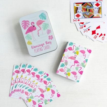 Rex London - Кутия с карти за игра - Фламинго