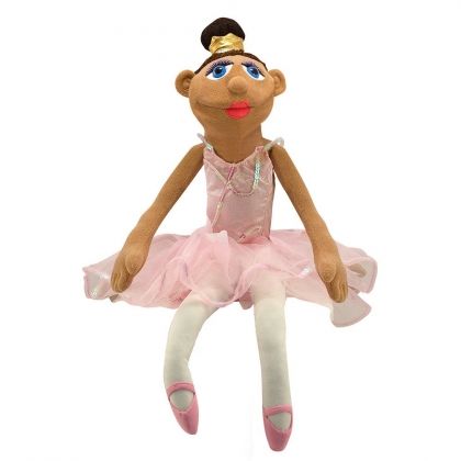 melissa&doug, кукла за куклен театър, кукли за ръце, театрална кукла, кукла балерина, балерина, кукла, кукличка, игра, играчка, игри