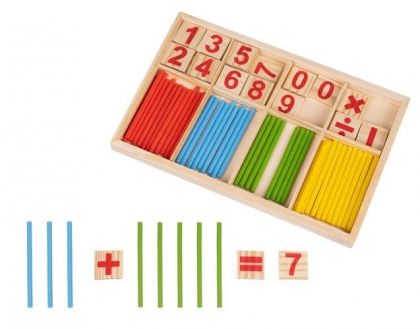 Дървена математическа игра по метода Монтесори 