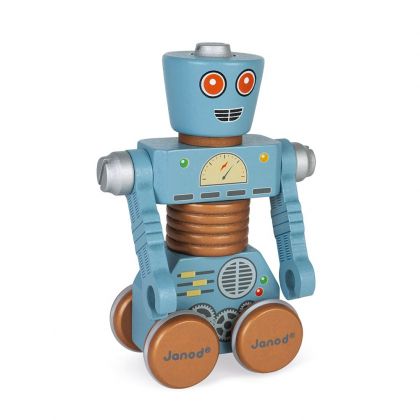 Janod - Дървена играчка - Направи си сам роботи 