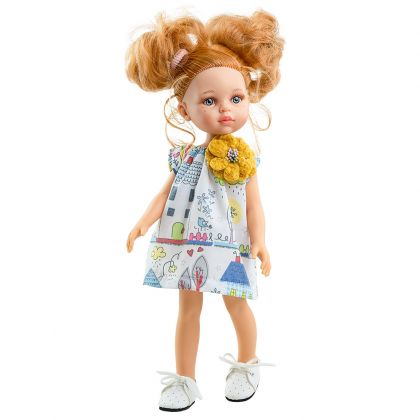 Paola Reina, кукла, кукли, детска кукла, детски кукли, винилова кукла, кукла от винил, винилови кукли, кукли от винил, кукла за игра, кукла 32 см, кукла Даша, кукли Paola Reina