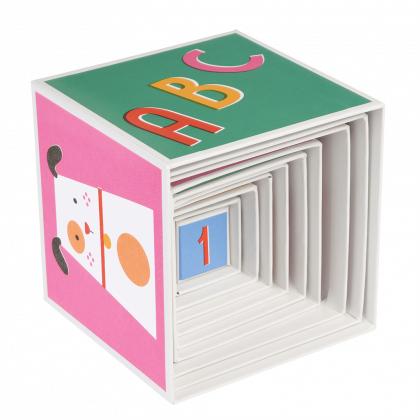 Rex London - Образователни картонени кубчета - Щастлив живот 