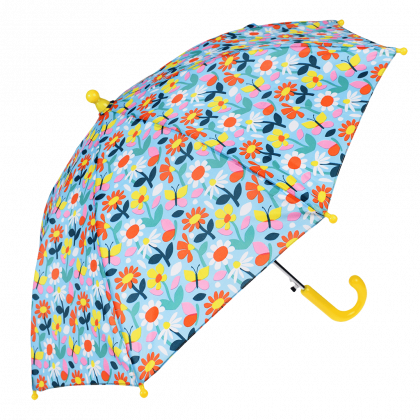Rex London, чадър, чадъри, детски чадър, детски чадъри, чадър за деца, чадър за момичета, детски чадър с цветя, цветен детски чадър, чадър с цветя и пеперуди, чадър с пеперуди, чадъри Rex London
